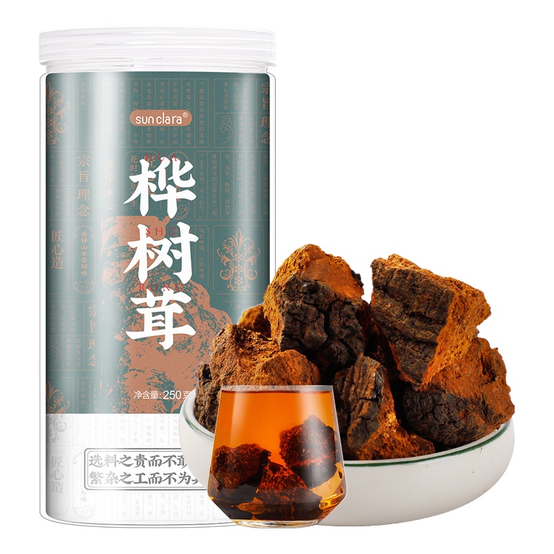 SUN CLARA白桦树茸养生茶可搭配桑黄灵芝
