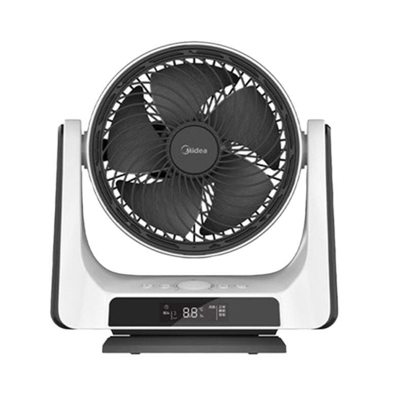 美的(Midea)电风扇空气对流循环扇/遥控定时电风扇/台式风扇/宿舍学生风扇家用低音摇头涡轮扇FGD20XBR