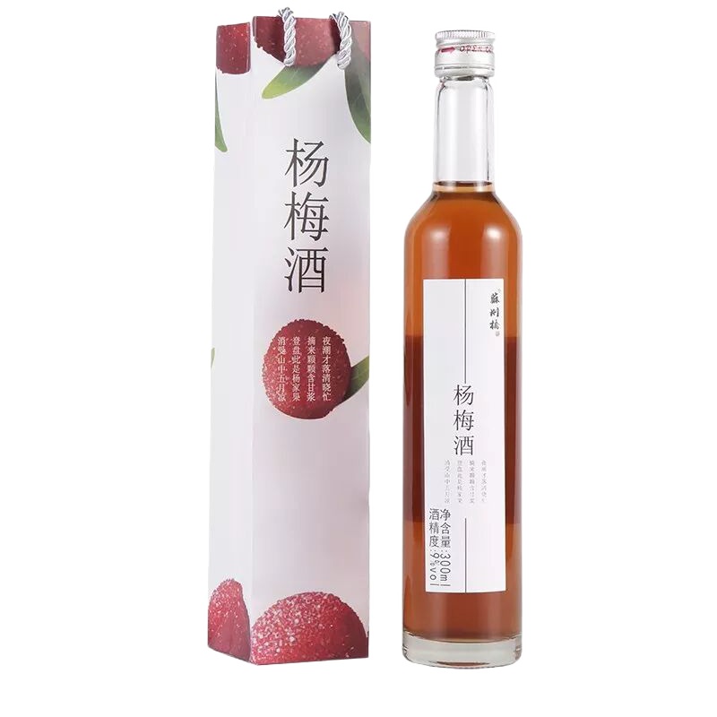苏州桥(蘇州橋)果酒 梅子酒 甜酒 9度低度女士酒 杨梅酒 300mlX6瓶