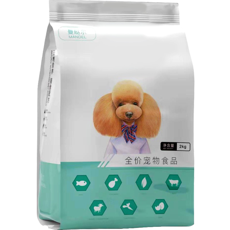 曼哒尔狗粮全犬种通用粮2kg4斤金毛泰迪哈士奇比熊拉布拉多博美阿拉斯加法斗斗牛贵宾犬成幼犬大中小型犬专用干粮狗粮