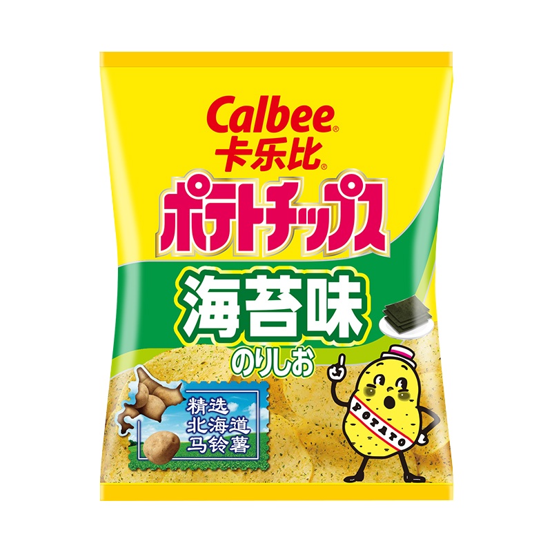 Calbee卡乐比牌海苔味薯片(膨化食品)