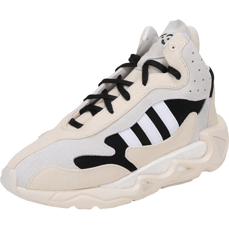 Y-3 男女同款织物配皮系带休闲运动鞋 FX1328