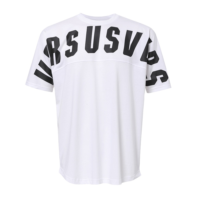 19ss新品 VERSUS VERSACE范思哲 男士字母logo时尚宽松全棉短袖圆领T恤