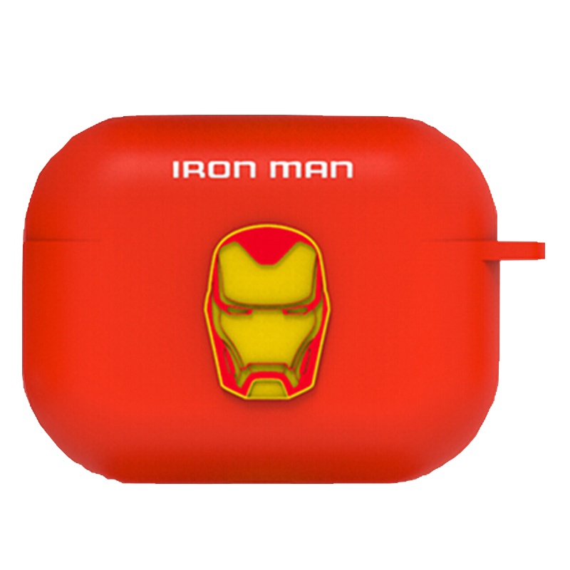 ESCASE airpods pro保护套 苹果3代无线蓝牙耳机壳 硅胶个性潮牌收纳盒男女款 卡通动漫可爱漫威正版钢铁侠