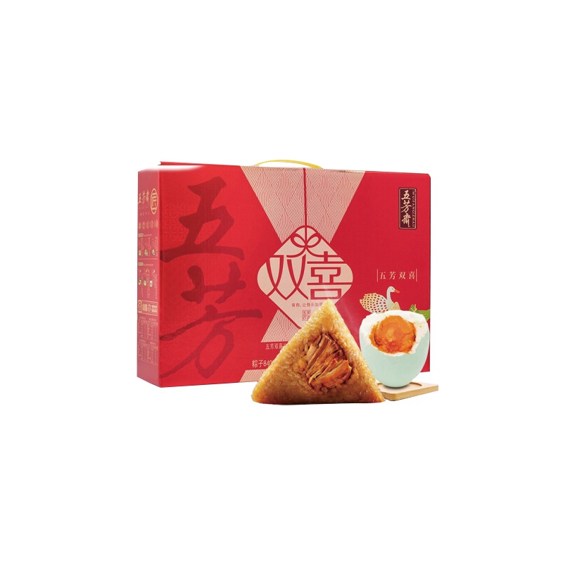 五芳斋嘉兴粽子礼盒 五芳双喜端午节礼品粽 YXY 常规款 B2B商品 200个起订