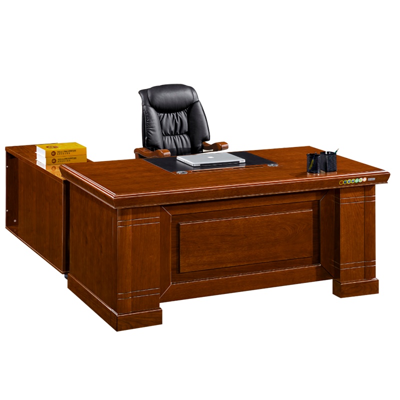 瑞丰杰 办公桌1.6米 RJ-D1642 木皮油漆办公桌班台