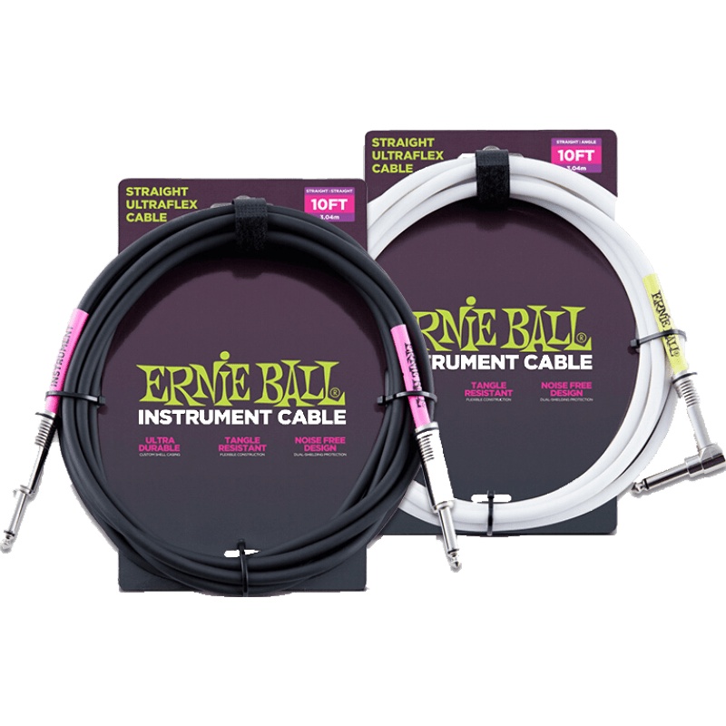 沃森Ernie Ball EB连接线降噪线 电吉他贝斯信号降噪连接线3米6米 乐器配件