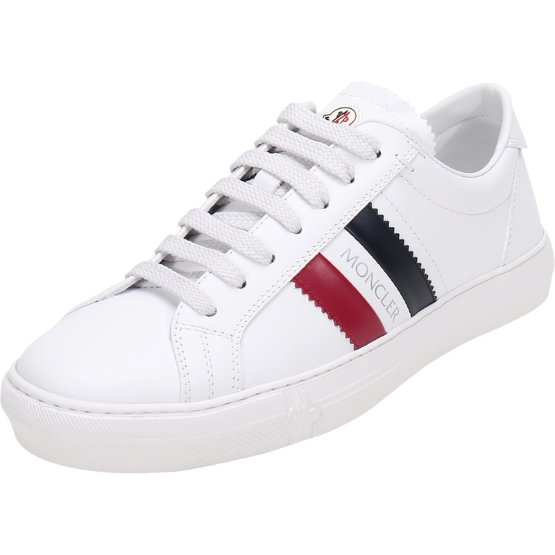 MONCLER 盟可睐 男士 皮革系带休闲运动鞋板鞋 4M71440 01A9A