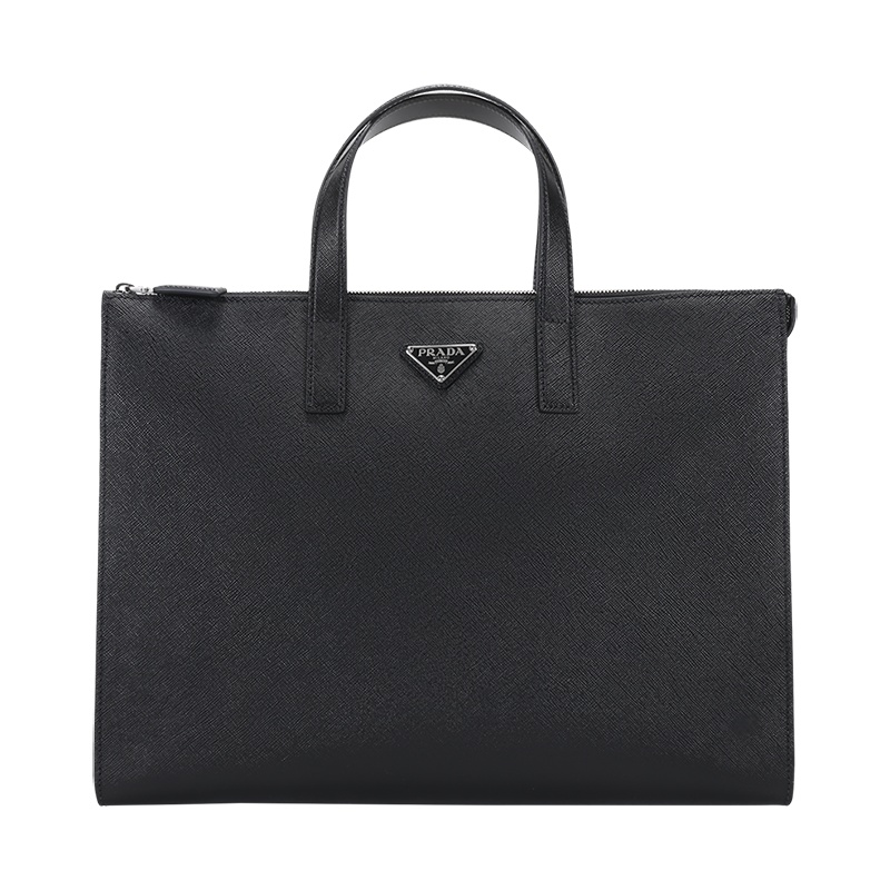 PRADA 普拉达 男士 皮革手提包托特包2VG039 9Z2