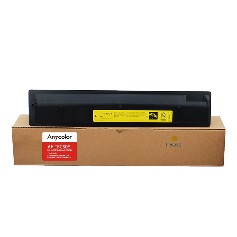 欣彩 T-FC30C粉盒 AF-TFC30Y黄色 3K适用东芝TOSHIBA 2051c 2551c 2050c 复合机