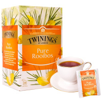 TWININGS川宁 南非博士茶Rooibos路易波士进口花茶包川宁花茶20片40g