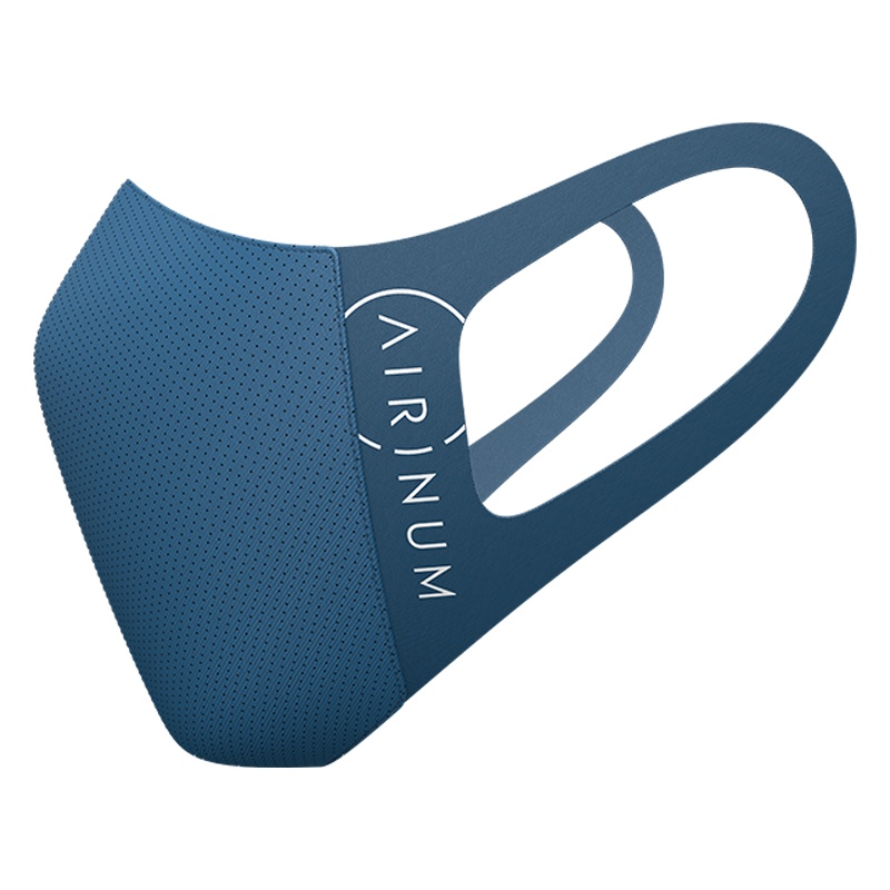 Airinum睿铂lite系列防雾霾防PM2.5防晒女男防尘透气口罩—极光蓝-S(含2只滤芯)
