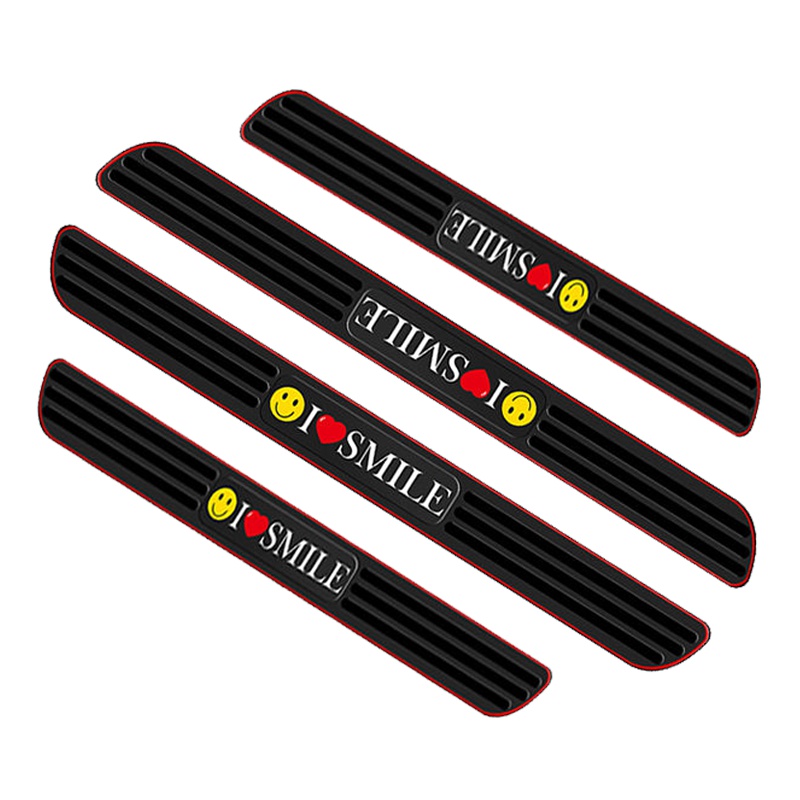 迈古(MG)[一套四条装 默认随机图案-可备注]汽车改装踏板门槛条防踩装饰条保险杠车门边防撞贴