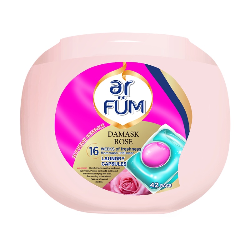 纺优美洗衣珠大马士革玫瑰12g*42粒 洗衣液球凝珠深层洁净柔顺防静电持久留香