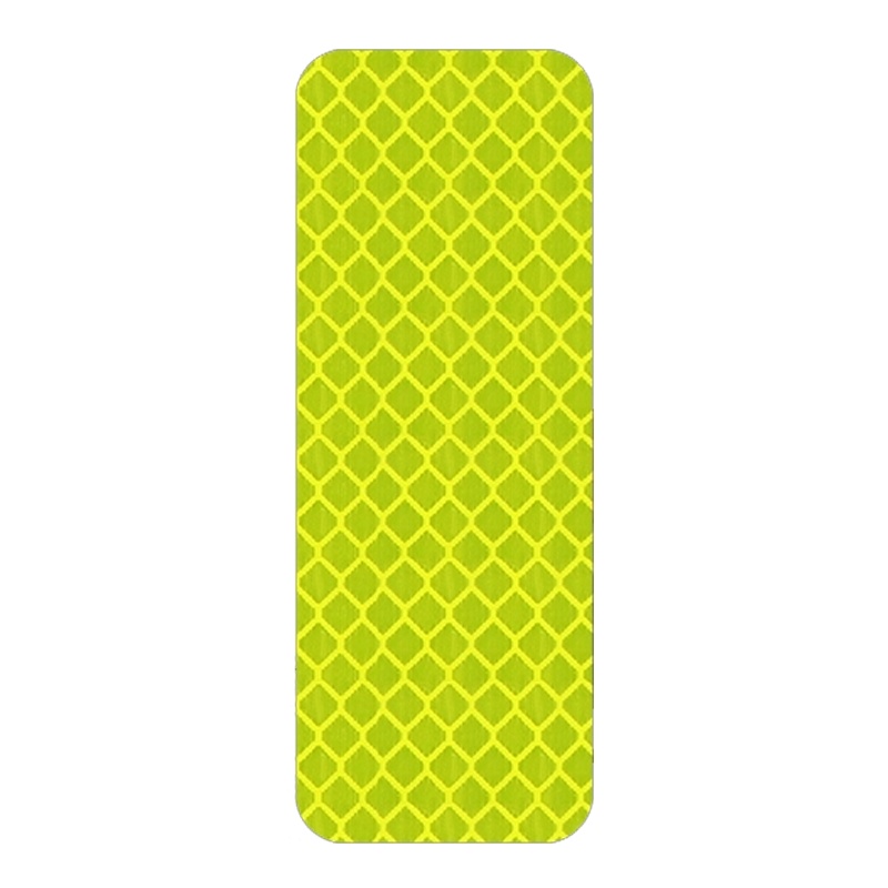 汽车反光贴夜光警示高亮安全摩托装饰遮挡划痕多功能车尾轮眉贴条 荧光黄绿10片 [3*8cm]荧光黄绿10片 抖音