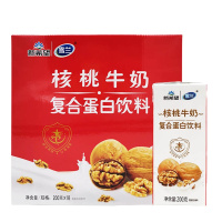SQ ZH新希望(雪兰)苗条砖核桃牛奶复合蛋白饮料200g*18