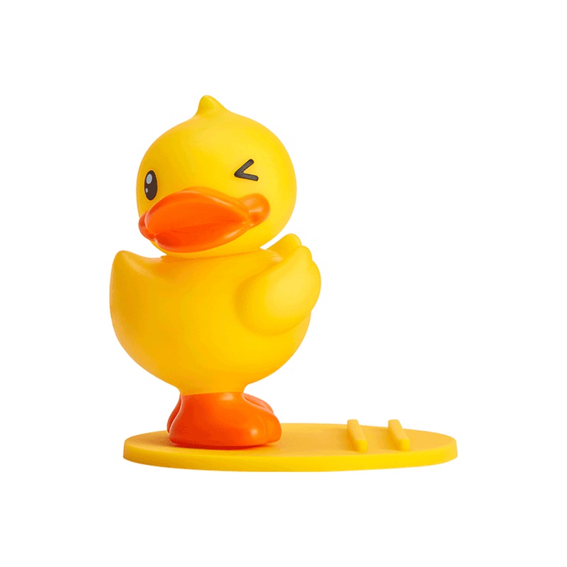 B.Duck小黄鸭懒人创意手机支架座周边公仔桌面ipad支架