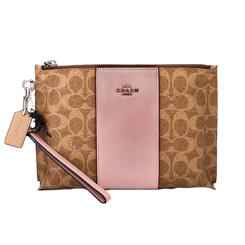 香港直邮Coach 女士拼色皮革单肩包 91775LHQ63