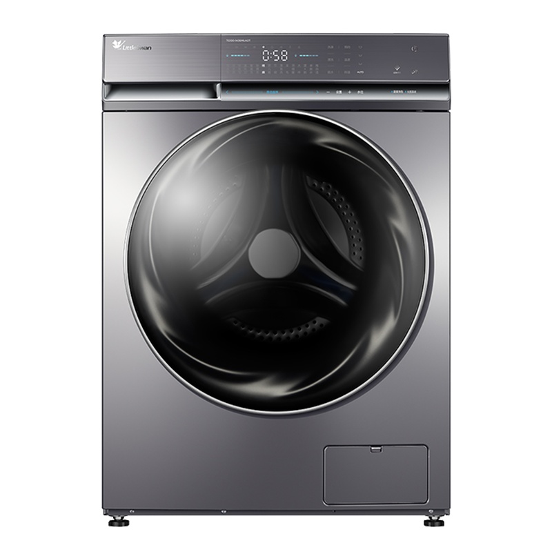 小天鹅（LittleSwan）TG100-1436MUADT洗衣机滚筒全自动 家用节能大容量 变频 水魔方超微净泡 钛色