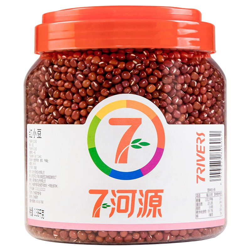七河源 红小豆1380g(桶装大包装)杂粮豆