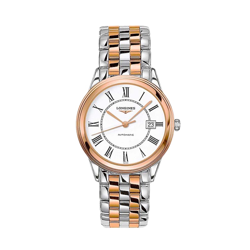 LONGINES 浪琴 军旗系列钢带机械男表L4.874.3.91.7