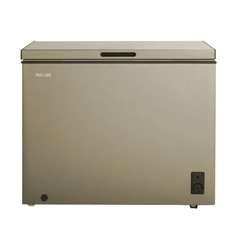 美菱(MELING)BC/BD-306DT 306升单温冷藏冷冻转换冰柜 大冷冻能力(咖啡金)