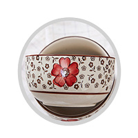 花开富贵碗筷套装