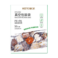 豪亿(HooYe)HY11982包装袋塑料袋真空包装袋食品真空保鲜袋真空机塑封纹路袋 15*20cm 50片/盒