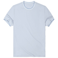 布先生新款丝光棉短袖T恤 纯色简约圆领衣服男短袖 AT10526