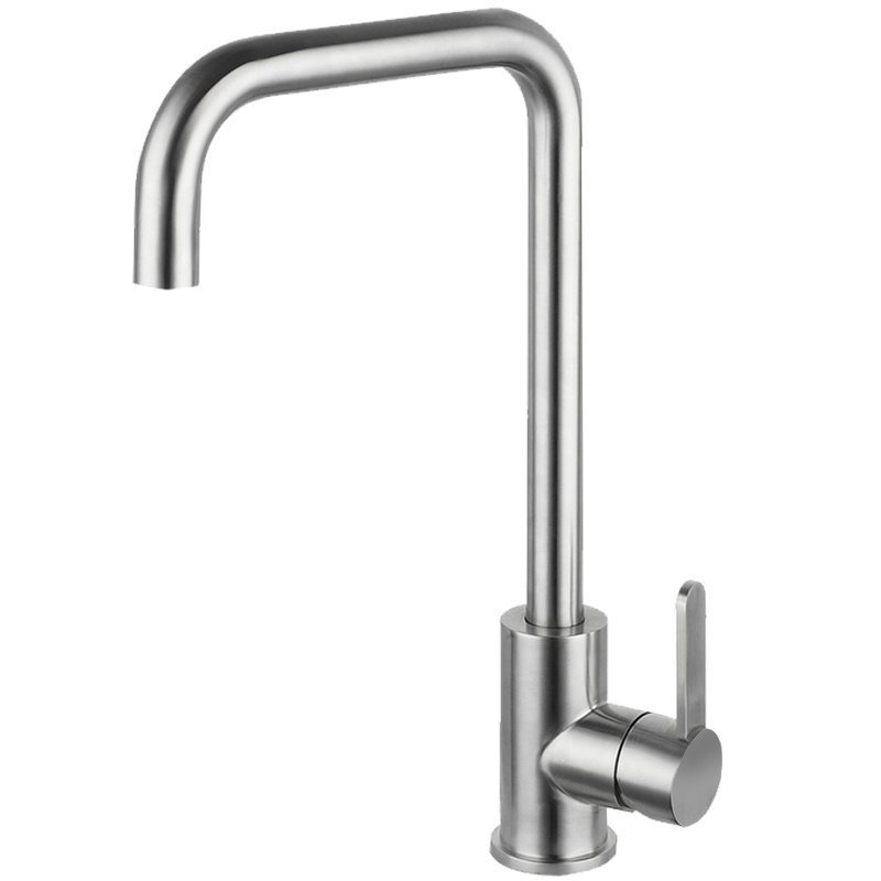 厨房龙头304不锈钢洗菜盆龙头冷热水龙头水槽台盆龙头家用混水阀龙头拉丝防溅水可旋转