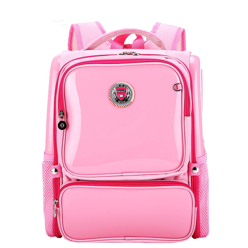 卡拉羊Carany 正品 小学生涤纶通用书包 1-3-5年 级减负护脊男女学生儿童书包 韩版书包 书包学生 CX2632