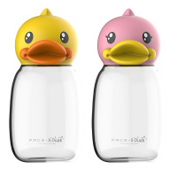 B.DUCK&face儿童水杯男女小学生可爱便携杯子幼儿园宝宝防摔水壶