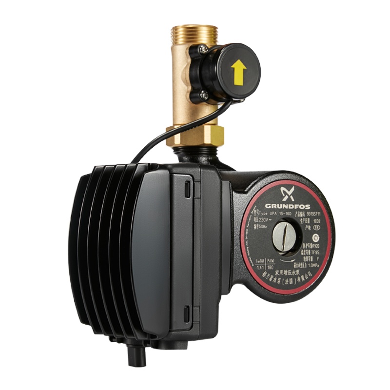 格兰富(GRUNDFOS)家用增压泵顶喷花洒净水器热水器增压全自动家用静音型增压泵UPA 15-160额定增压1.5KG