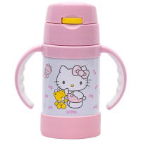膳魔师（THERMOS） 膳魔师儿童卡通水杯 儿童不锈钢带把手保温吸管杯 FEC-283S