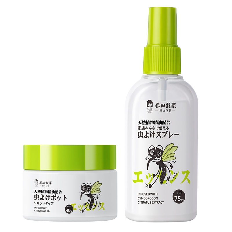 朴小药环保驱蚊香薰防敏蚊怕水驱蚊喷雾防蚊液户外宝宝防蚊虫组合