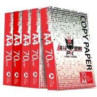 战斗金刚复印纸 A4 80g 5包/箱 500张/包