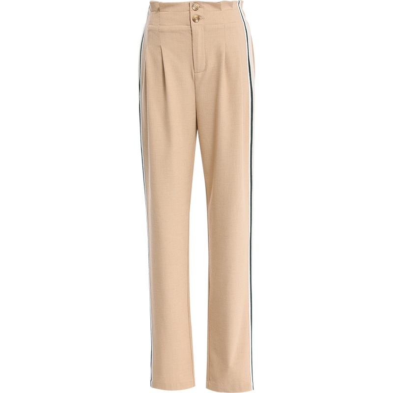 欧昵雪后松紧高腰小脚哈伦裤女宽松显瘦休闲裤子长裤