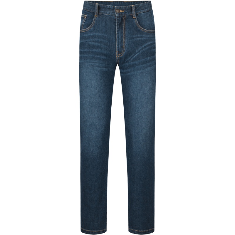 柒牌男装牛仔裤秋冬长裤休闲时尚男士经典裤蓝色