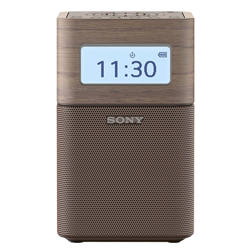 索尼(SONY)SRF-V1BT 蓝牙音箱兼FM/AM收音机 便携音响 棕色