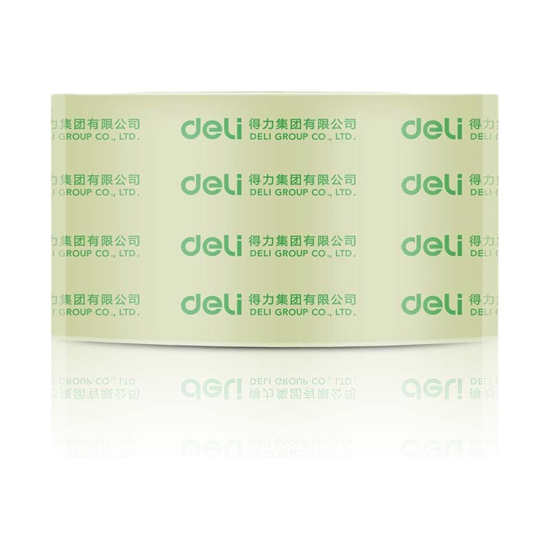 得力(deli) 超市封箱胶带(透明) 30248 48mm*100y(≈91.4m)*50um 单卷装(J)