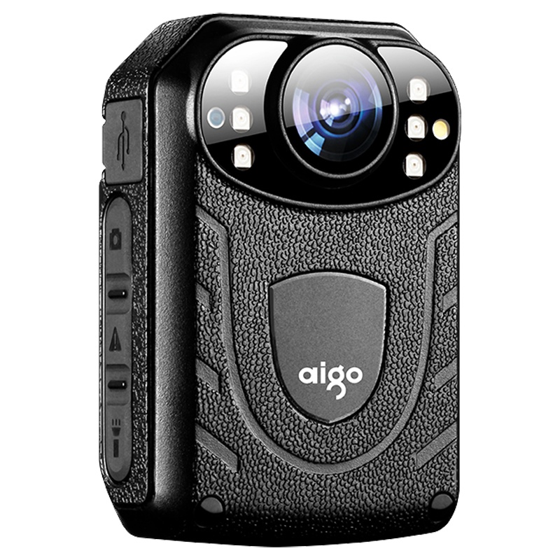 爱国者(aigo)音视频记录DSJ-T2高清红外夜视1296P便携加密白光照明录音录像拍照防尘防水支持扩容黑色64G
