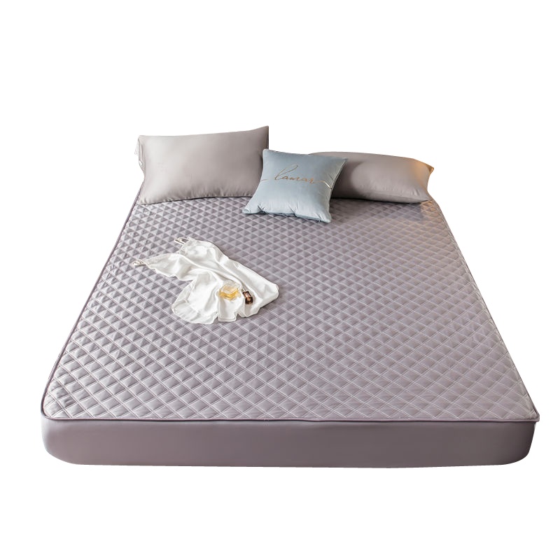 Joesh九氏加厚水洗真丝绗缝夹棉床笠床垫套