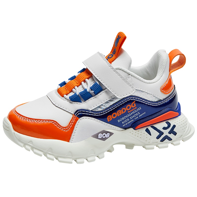 BOBDOG house 巴布豆童鞋2019秋季新款儿童防滑运动鞋女童软底男童休闲鞋