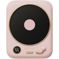 冇心liberfeel暖暖杯55度恒温杯垫加热水杯牛奶保暖家用自加热器USB保温碟保温垫-轻粉加热杯垫