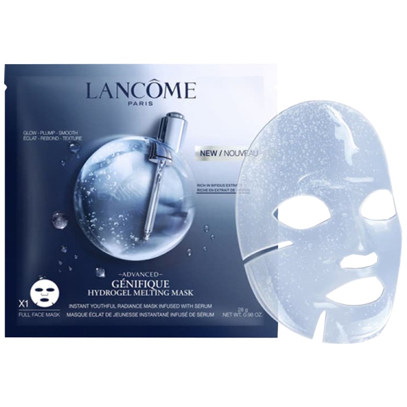 [国内专柜版正品保证]兰蔻LANCOME肌底精华浸润修护面膜28g*5小嫩膜小黑瓶肌底精华面膜