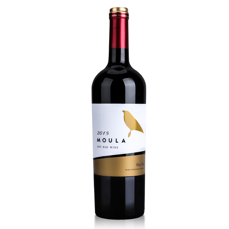 慕拉(MOULA)干红葡萄酒赤霞珠梅洛自酿干红葡萄酒 750ml*2