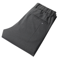 雅鹿男装新品商务休闲舒适纯色直筒男式休闲裤YL-WJ2106