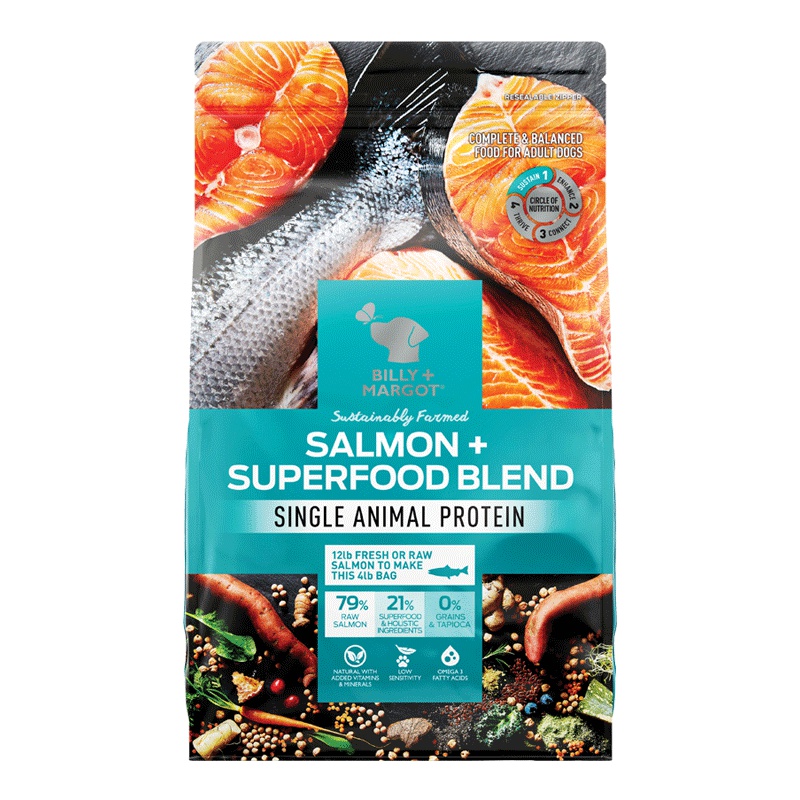 BILLY+MARGOT三文鱼全犬狗粮 1.8KG/袋(有效期至7.16)