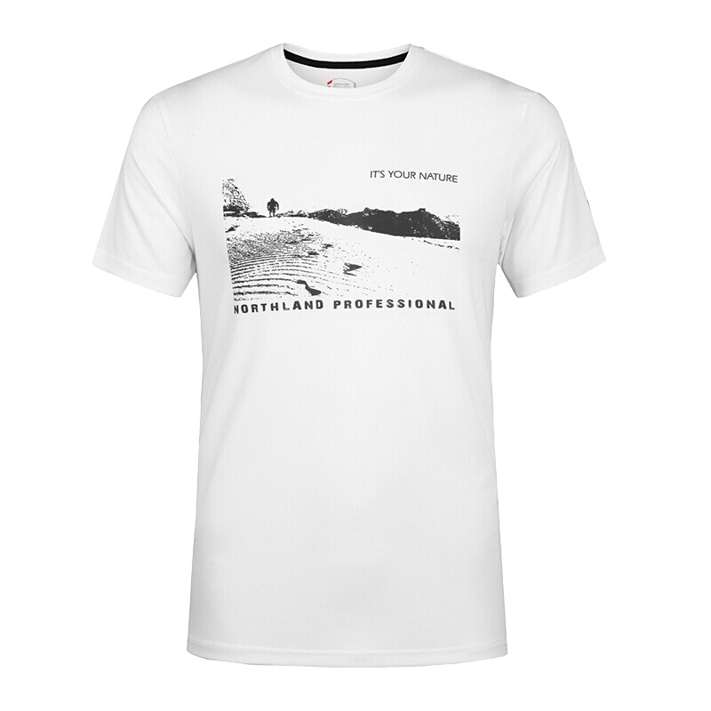 诺诗兰（NORTHLAND）运动户外男式短袖T恤上衣GQ062908