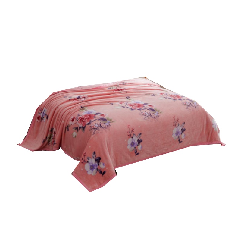 恒源祥 漫步花间绒毯HYX021MT